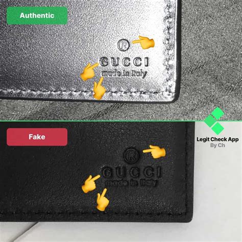 men fake gucci wallet|how to authenticate gucci wallet.